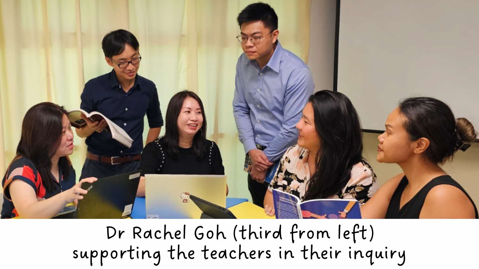 Dr Rachel Goh and Temasek Secondary School Teachers